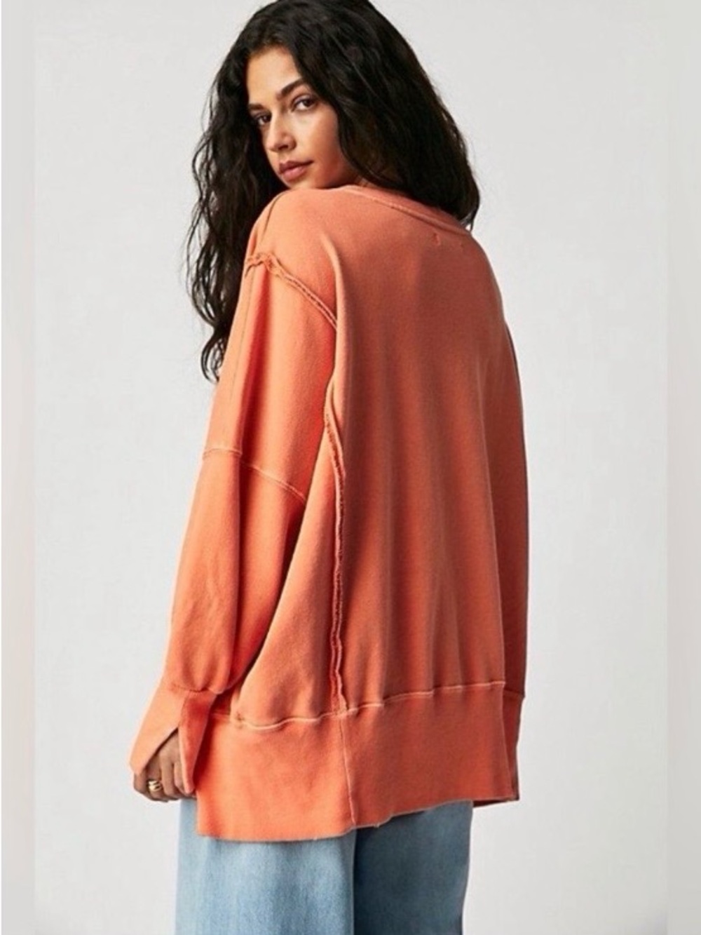 ▪️NWT Free People Camden Sweatshirt in Pomplemousse